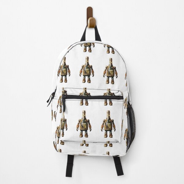 Item preview, Champagne Bottle Robot with Colorful Pasta designed and sold by Sem_Bregs.