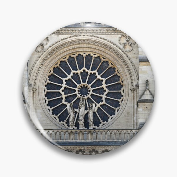 Item preview, The rose window on the west facade of Notre Dame Cathedral in Paris, France. designed and sold by goceris.