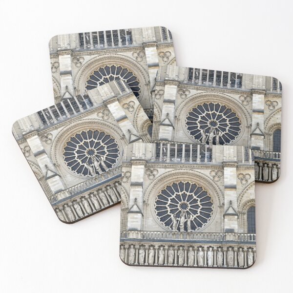 Item preview, The rose window on the west facade of Notre Dame Cathedral in Paris, France. designed and sold by goceris.