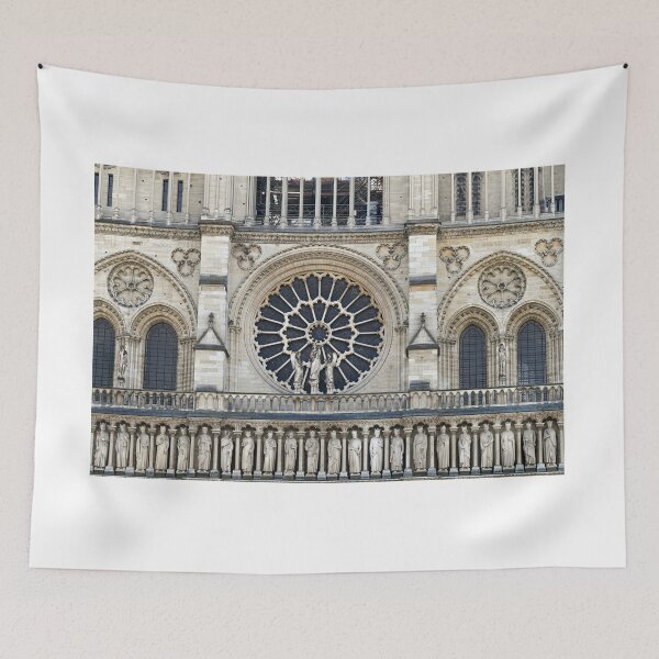 Item preview, The rose window on the west facade of Notre Dame Cathedral in Paris, France. designed and sold by goceris.