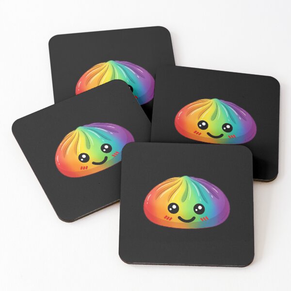 Item preview, Kawaii Rainbow Dumpling squishy Bao raviolo rainbow designed and sold by made4K.