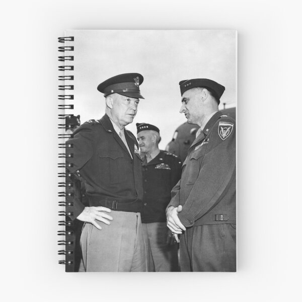 Item preview, Eisenhower and General Lucius Clay - Berlin - 1945 designed and sold by warishellstore.
