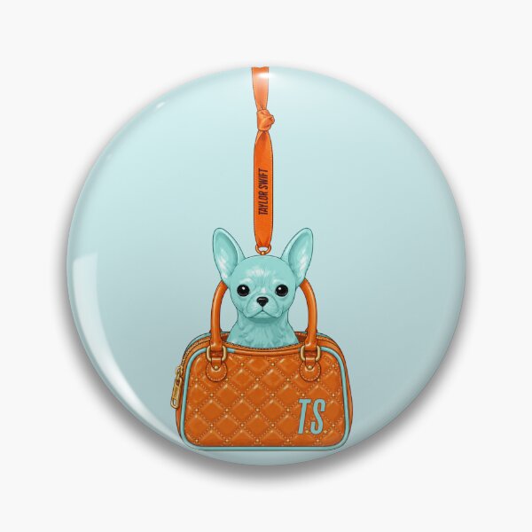 Item preview, Copy of toy chihuahua barking at chihuahua tiny purse  - actually romantic designed and sold by taylorvinyls.