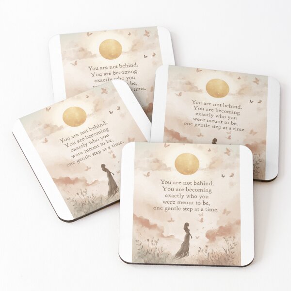 Item preview, You Are Becoming Inspirational Quote Print designed and sold by Fresh Starts.