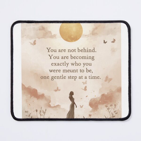 Item preview, You Are Becoming Inspirational Quote Print designed and sold by Fresh Starts.