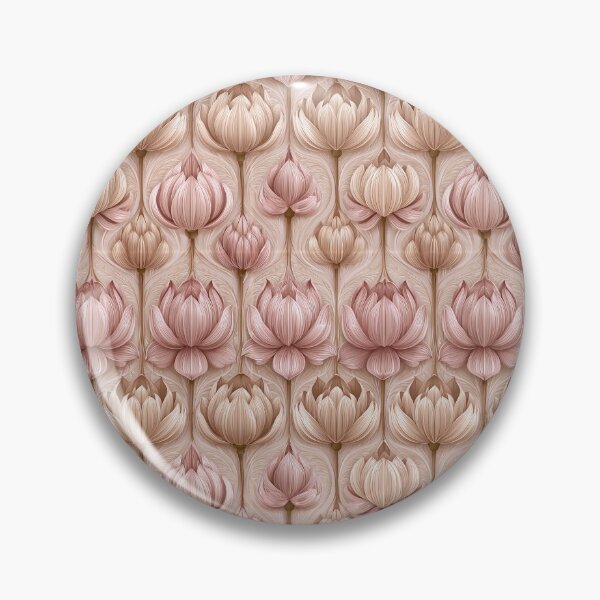 Item preview, Minimalistic Lotus Flower  - Botanical Garden Pattern - Gifts For Girls designed and sold by RoyalStarsPatts.