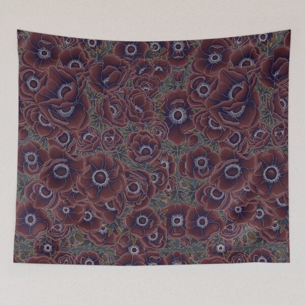 Item preview, Anemone flowers designed and sold by PaulaGaitleyArt.