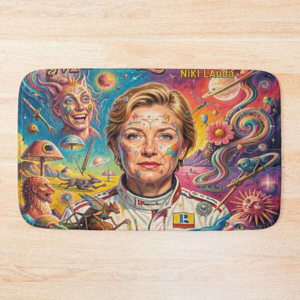 Item preview, Cosmic Surreal Racing Spirit with Neon Symbolism and Planetary Fusion designed and sold by FotoworldEdel.