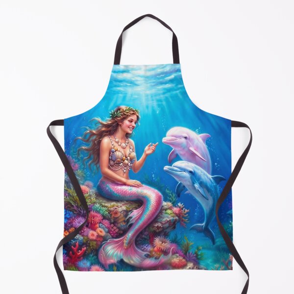 Item preview, Mermaid and Dolphin designed and sold by PP&RAINBOW SHOP.