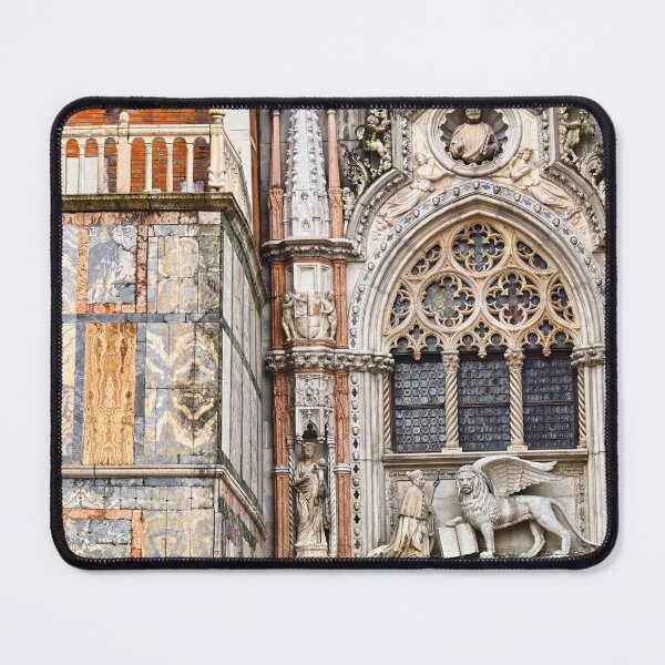 Item preview, Saint Mark Basilica wall detail, The Lion of St.Mark, byzantine and gothic architectures in Venice, Italy designed and sold by goceris.