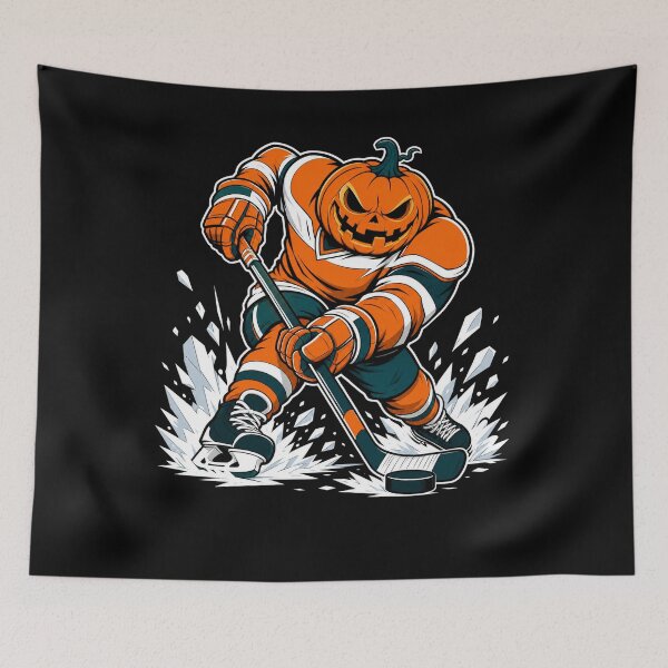 Item preview, Ice Hockey Player Pumpkin Face Halloween Costume Men Boys Kids designed and sold by clothesy7.