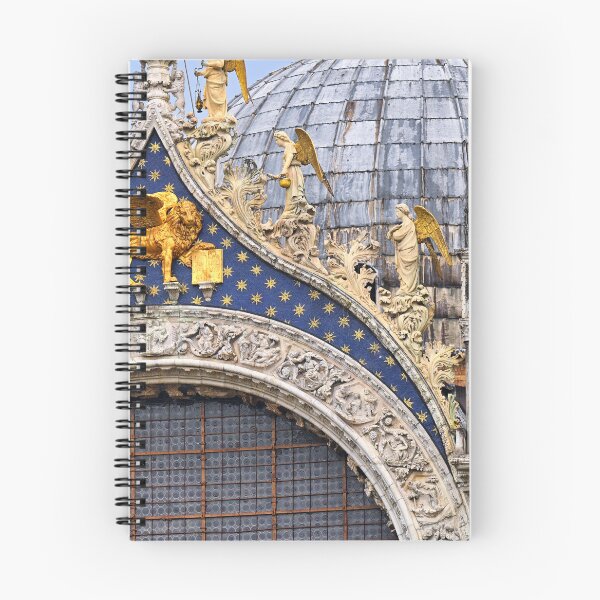 Item preview, Saint Mark Basilica dome detail, golden the Lion of St.Mark, byzantine and gothic architectures in Venice, Italy designed and sold by goceris.