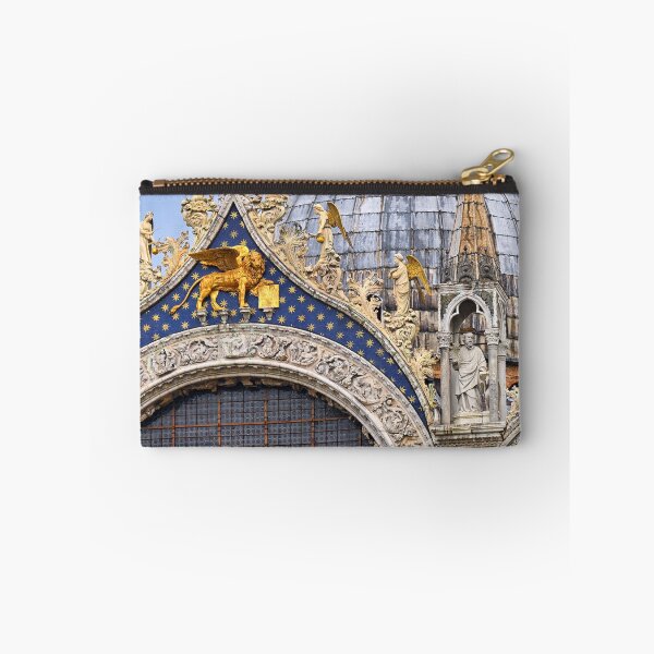 Item preview, Saint Mark Basilica dome detail, golden the Lion of St.Mark, byzantine and gothic architectures in Venice, Italy designed and sold by goceris.