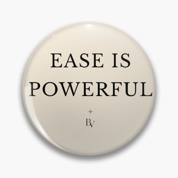 Item preview, Ease Is Powerful | Minimalist Motivational Quote | Quiet Luxury Typography designed and sold by BeaVibes.