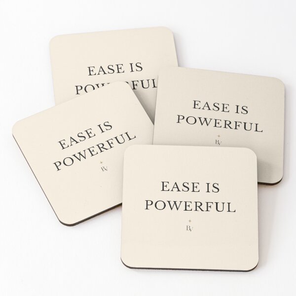 Item preview, Ease Is Powerful | Minimalist Motivational Quote | Quiet Luxury Typography designed and sold by BeaVibes.