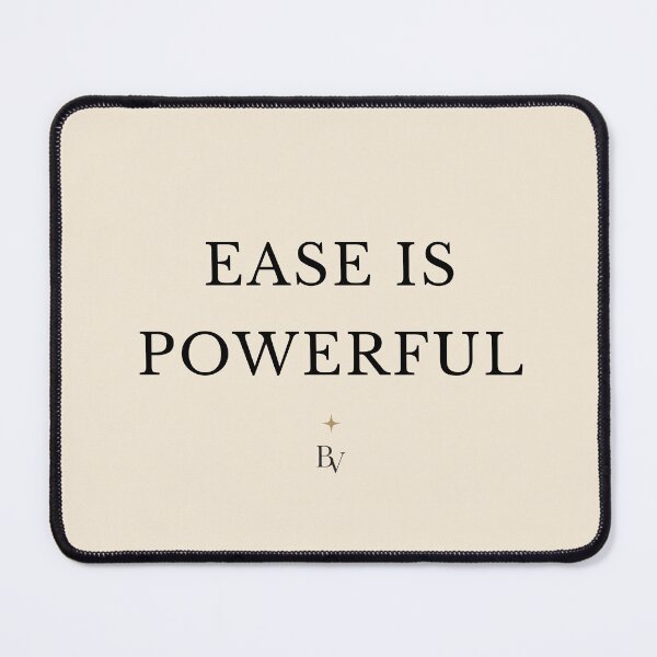 Item preview, Ease Is Powerful | Minimalist Motivational Quote | Quiet Luxury Typography designed and sold by BeaVibes.