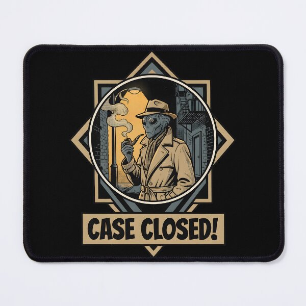 Item preview, Alien Detective Noir Mystery Retro Comic Graphic designed and sold by DuckOddity.