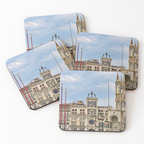 Item preview, Saint Mark Basilica and clock tower in Venice, Italy designed and sold by goceris.