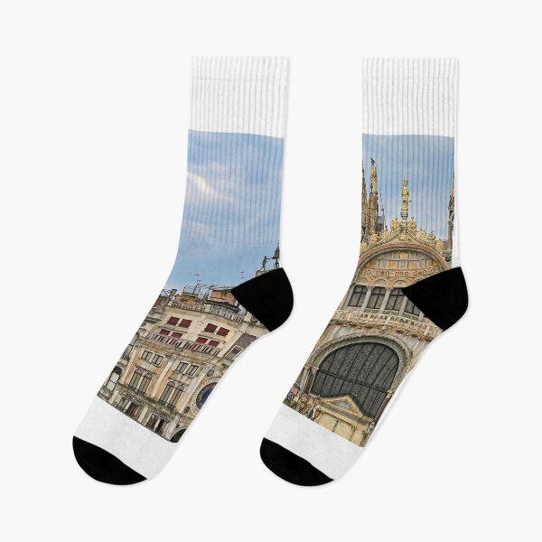 Item preview, Saint Mark Basilica and clock tower in Venice, Italy designed and sold by goceris.