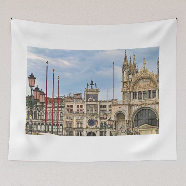 Item preview, Saint Mark Basilica and clock tower in Venice, Italy designed and sold by goceris.