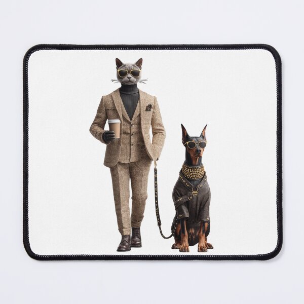 Item preview, Luxury Boss Cat – Old Money Style with Doberman designed and sold by filou designs.