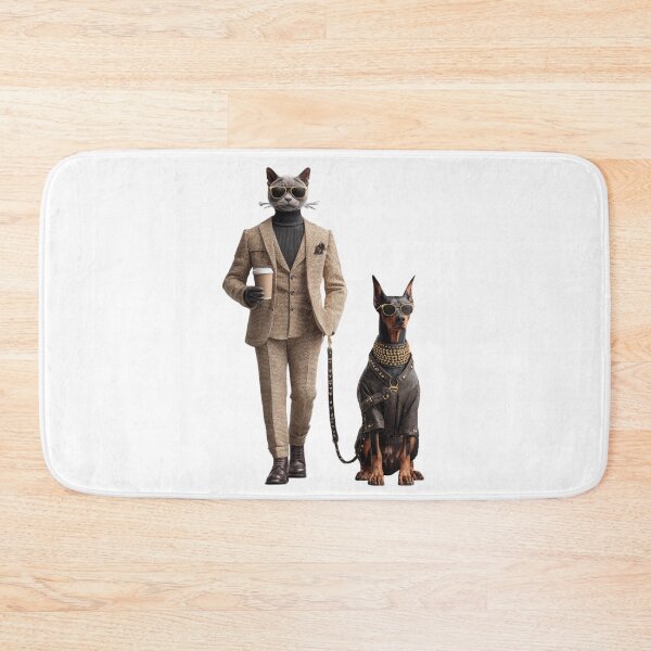 Item preview, Luxury Boss Cat – Old Money Style with Doberman designed and sold by filou designs.