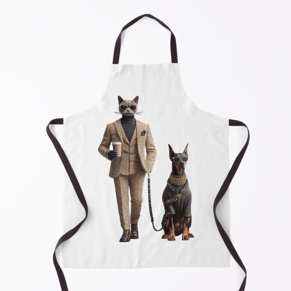 Item preview, Luxury Boss Cat – Old Money Style with Doberman designed and sold by filou designs.