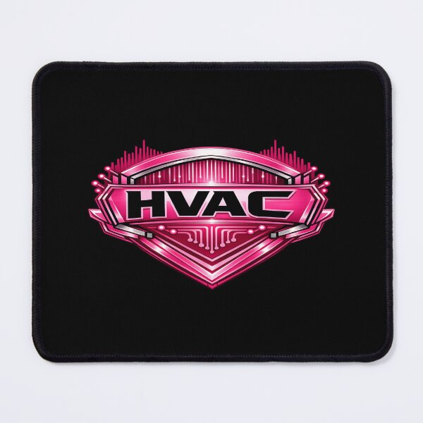 Item preview, HVAC Tech Circuit Emblem - Modern Neon Tradesman Design designed and sold by FrozenHeat97.