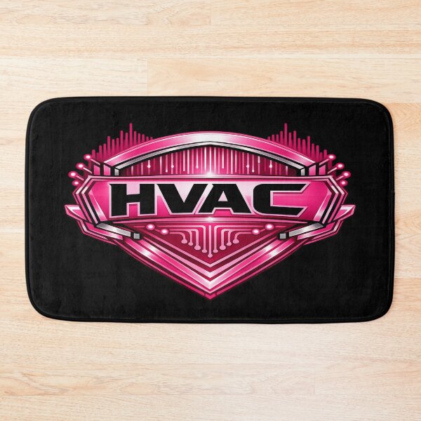 Item preview, HVAC Tech Circuit Emblem - Modern Neon Tradesman Design designed and sold by FrozenHeat97.