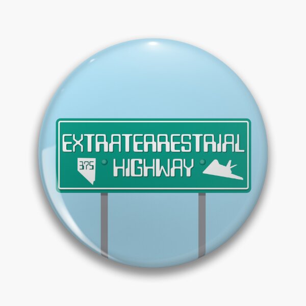 Item preview, Extraterrestrial Highway road sign designed and sold by MamSelle.