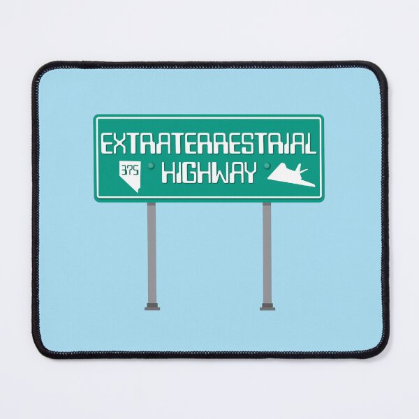 Item preview, Extraterrestrial Highway road sign designed and sold by MamSelle.