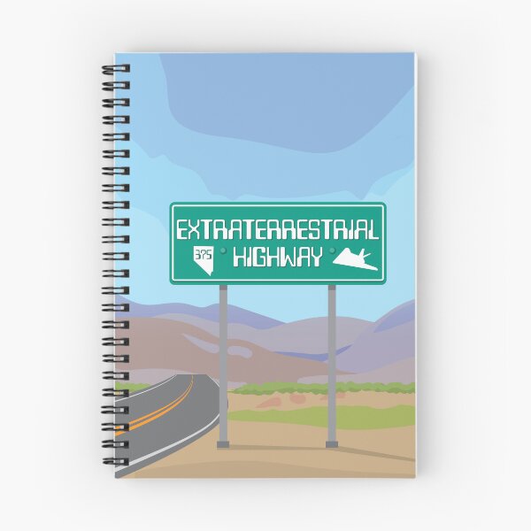 Item preview, Extraterrestrial Highway road sign designed and sold by MamSelle.