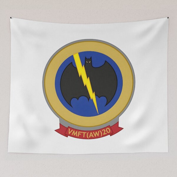 Item preview, US Marine Corps VMFT(AW)-20 Night Fighter Training Squadron Patch designed and sold by CharlieDesings.