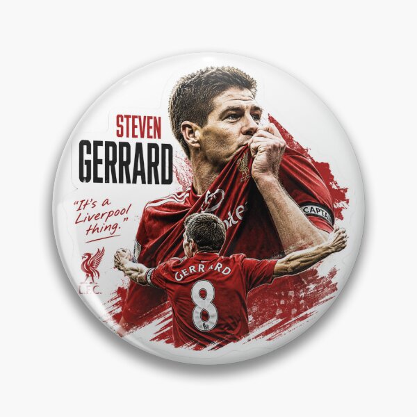 Item preview, Steven Gerrard Liverpool FC Fan Graphic designed and sold by FanFueledStickers.