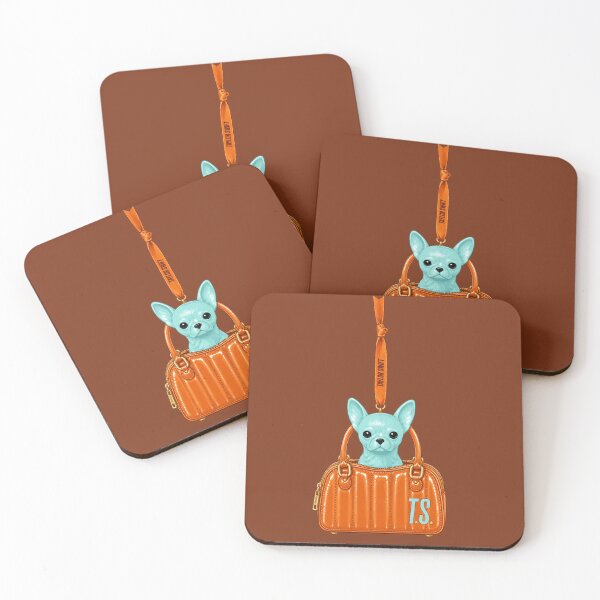 Item preview, a toy chihuahua barking at chihuahua tiny purse  - actually romantic designed and sold by taylorvinyls.