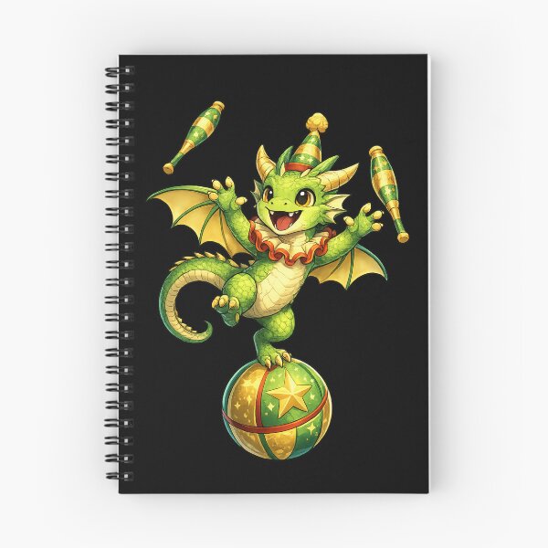 Item preview, Cute Baby Circus Dragon Juggling – Fantasy Dragon Juggler designed and sold by Hatchling Hollow.