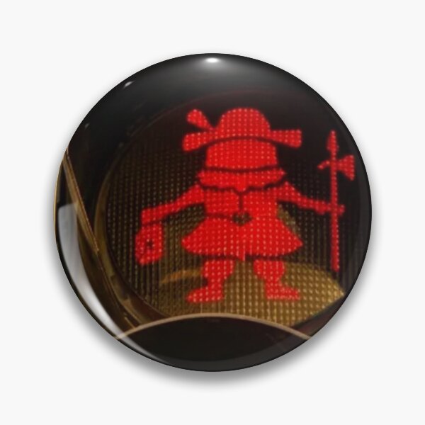Item preview, Red Pedestrian Crossing Signal designed and sold by pasalagabriela.