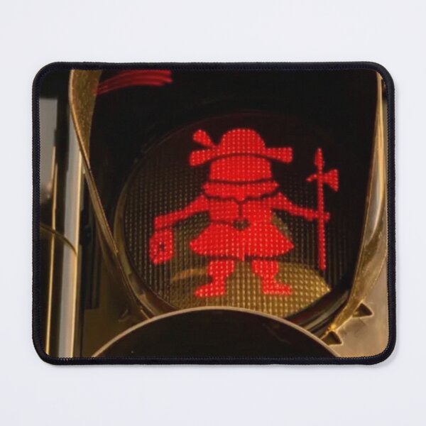 Item preview, Red Pedestrian Crossing Signal designed and sold by pasalagabriela.