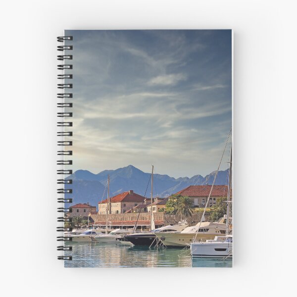Item preview, Old town Kotor port with boats and yachts, Montenegro designed and sold by goceris.