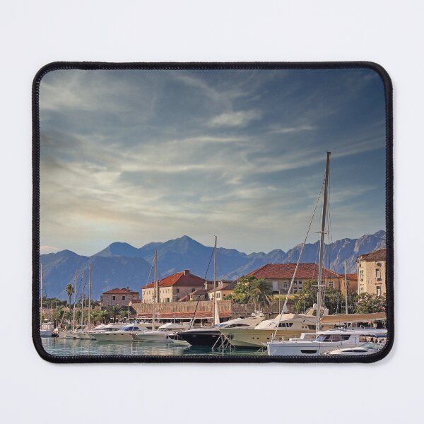 Item preview, Old town Kotor port with boats and yachts, Montenegro designed and sold by goceris.