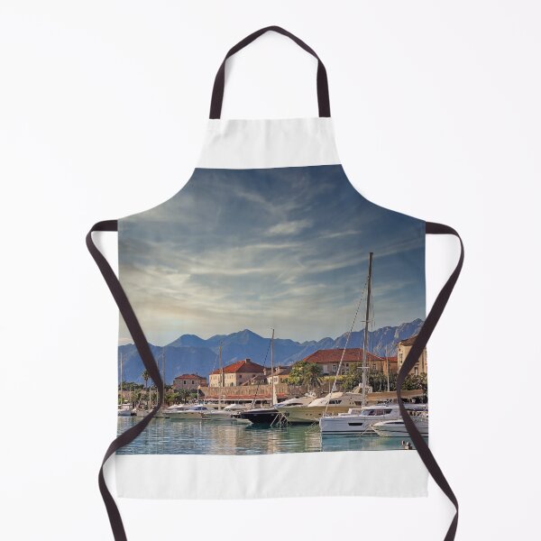 Item preview, Old town Kotor port with boats and yachts, Montenegro designed and sold by goceris.