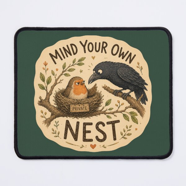 Item preview, Mind Your Own Nest designed and sold by ChirpInc.
