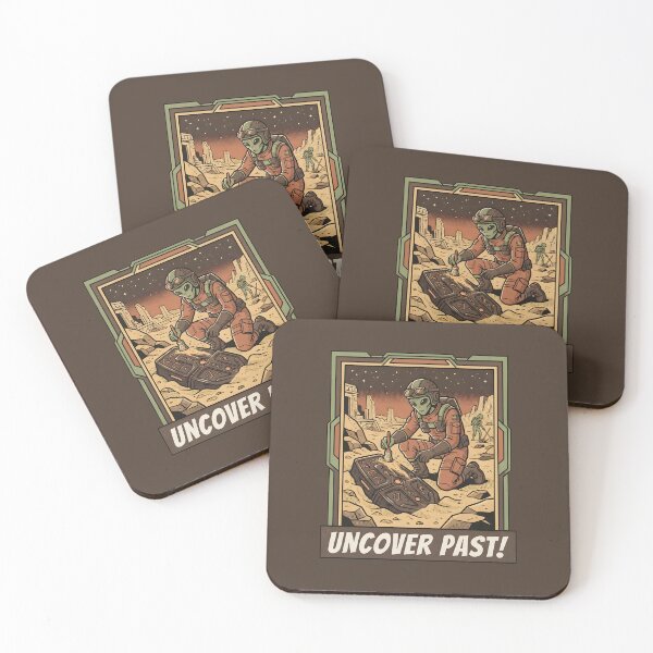 Item preview, Alien Archaeologist Uncover Past Retro History Graphicalien archaeologist designed and sold by DuckOddity.