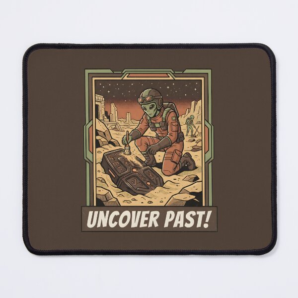Item preview, Alien Archaeologist Uncover Past Retro History Graphicalien archaeologist designed and sold by DuckOddity.