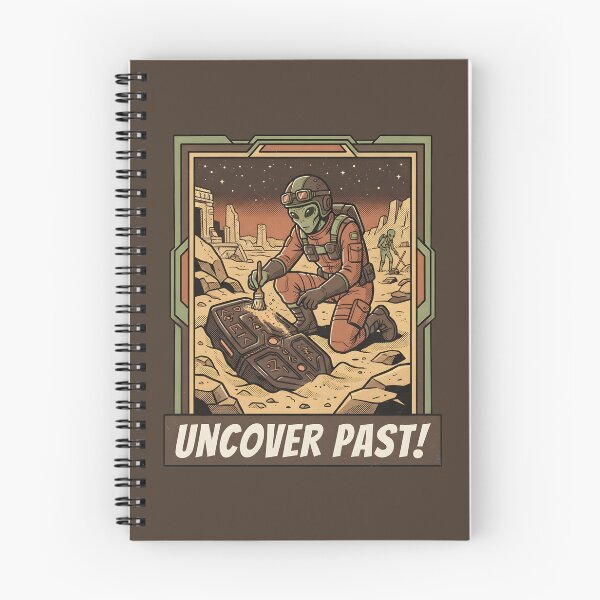 Item preview, Alien Archaeologist Uncover Past Retro History Graphicalien archaeologist designed and sold by DuckOddity.