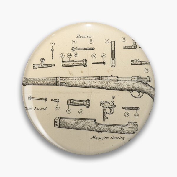 Item preview, Mosin-Nagant 1891 – Technical exploded view designed and sold by Halbeskilo.
