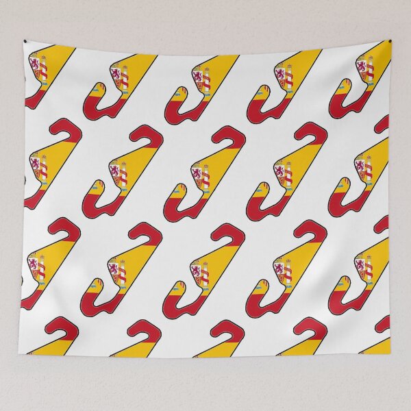 Item preview, Montmelo circuit with the national flag designed and sold by p-Phictures4.