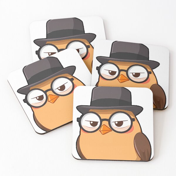 Item preview, Wren With Fedora, Detective Energy, Disappointed Bird  designed and sold by WrenAndWhimsy.