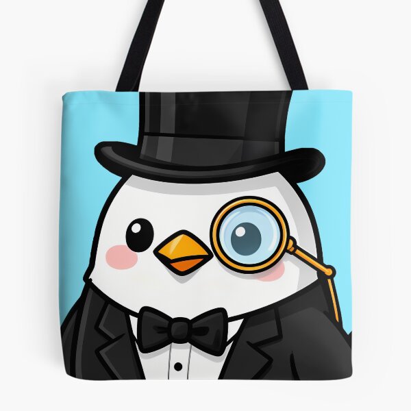 Item preview, Bird With Top Hat, Dapper Bird Lover Gift designed and sold by WrenAndWhimsy.