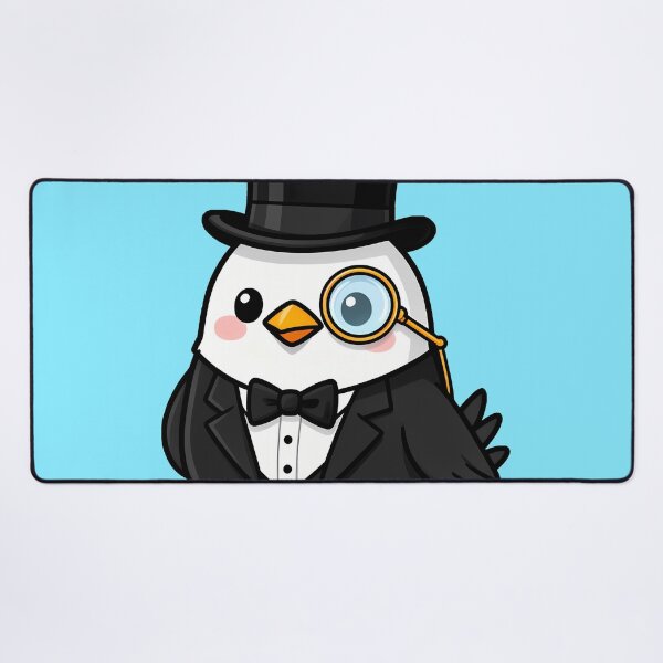 Item preview, Bird With Top Hat, Dapper Bird Lover Gift designed and sold by WrenAndWhimsy.